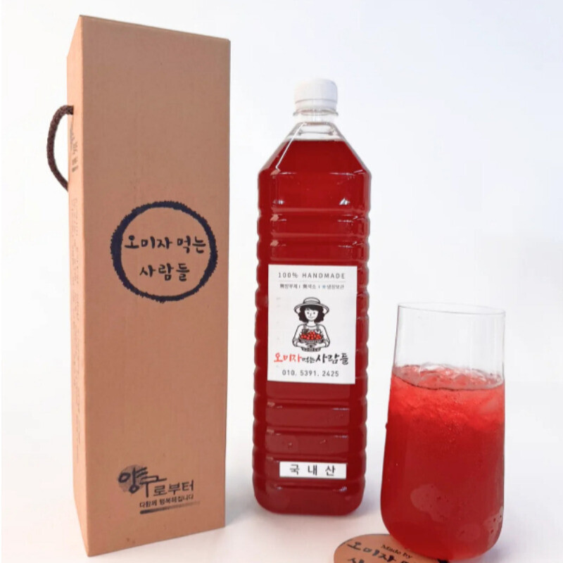 오미자 먹는 사람들,오미자 먹는 사람들 - 양구 오미자청 1.5L 오미자원액