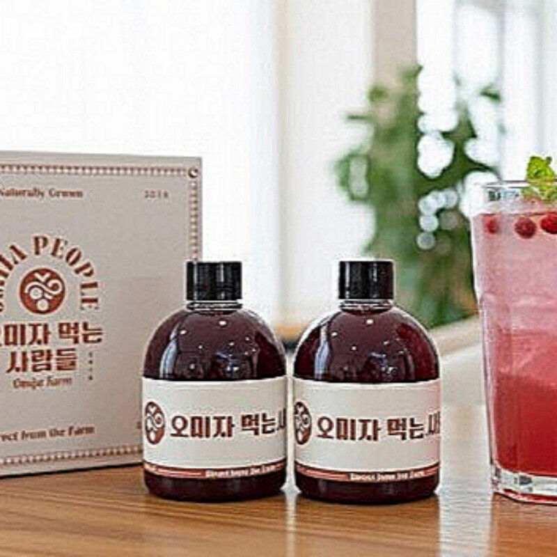 오미자 먹는 사람들,오미자 먹는 사람들 - 양구 오미자청 750ml * 2병 선물세트